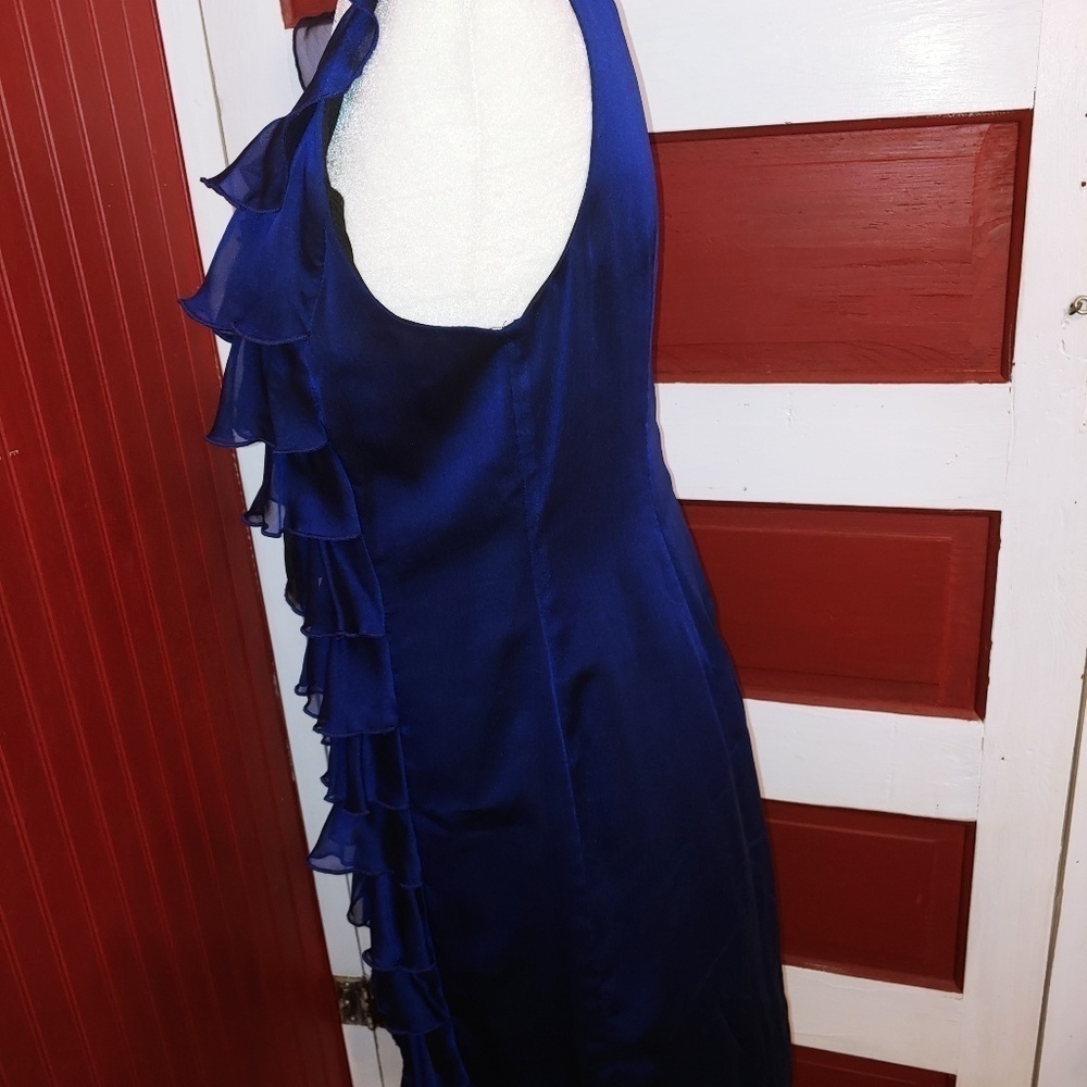 Dressbarn Ruffled Dress 8 - Picture 2 of 5